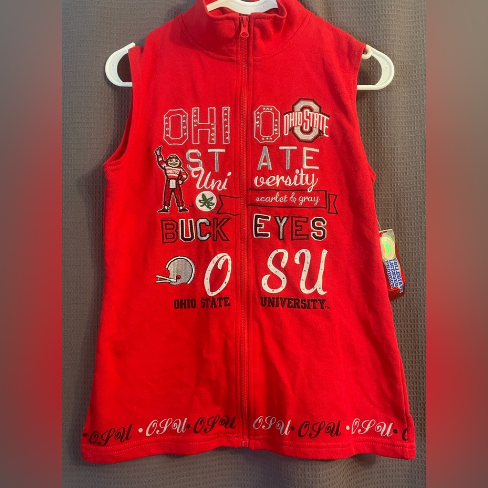 Campus Classics Ohio State Buckeyes Vest size small